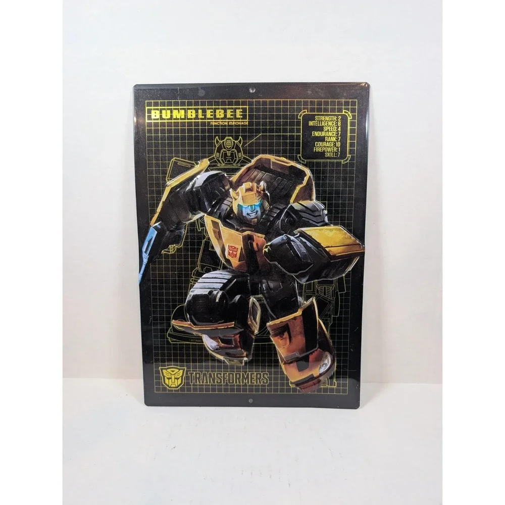 Transformers Bumblebee Metal Wall Art Sign Open Road Brands 17 9x13 Hobby Lobby